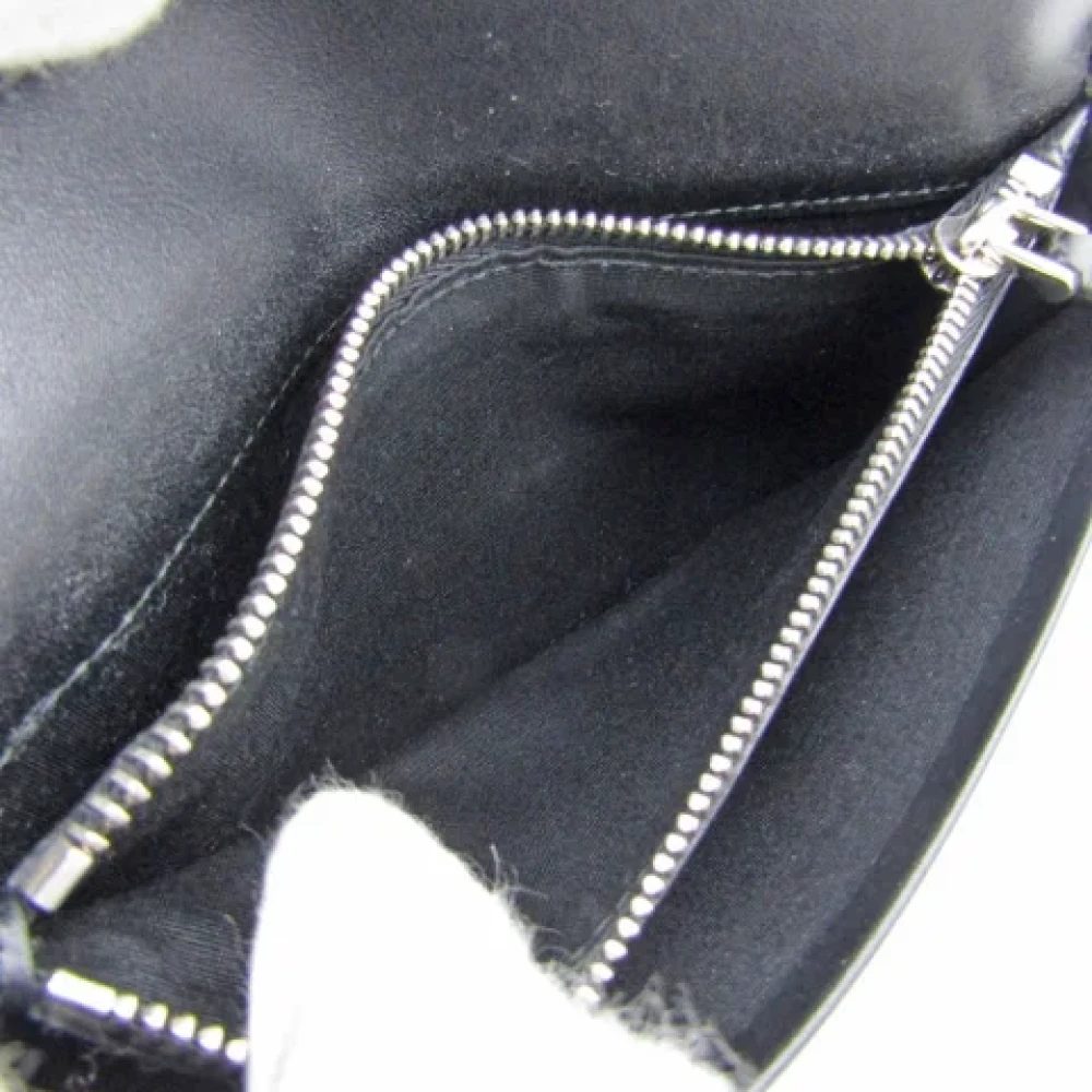 Bvlgari Vintage Pre-owned Leather wallets Black Dames
