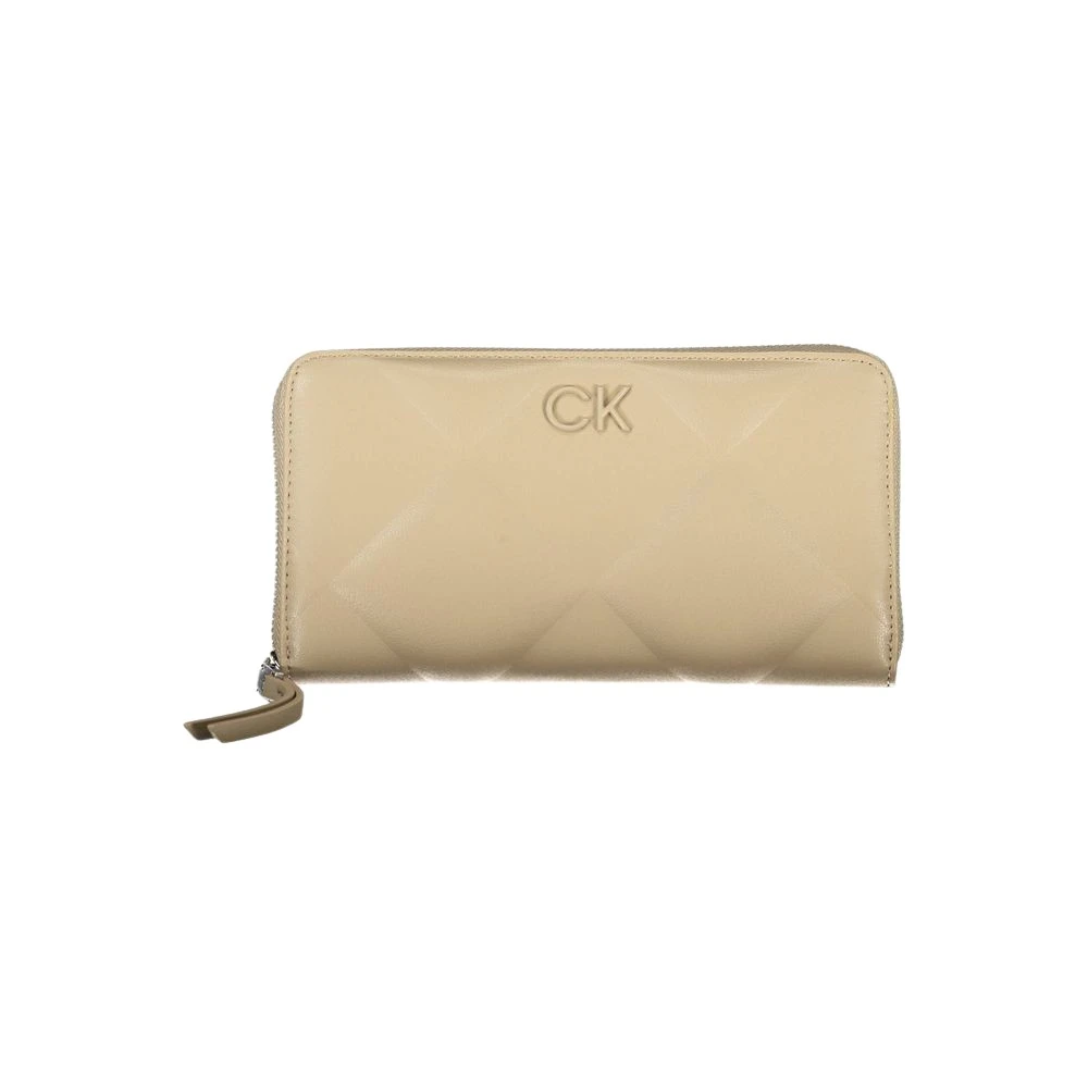 Calvin Klein Women's Beige Polyester Wallet
