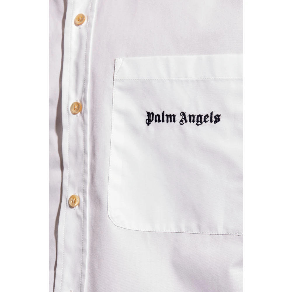 Palm Angels Overhemd met zak White Heren