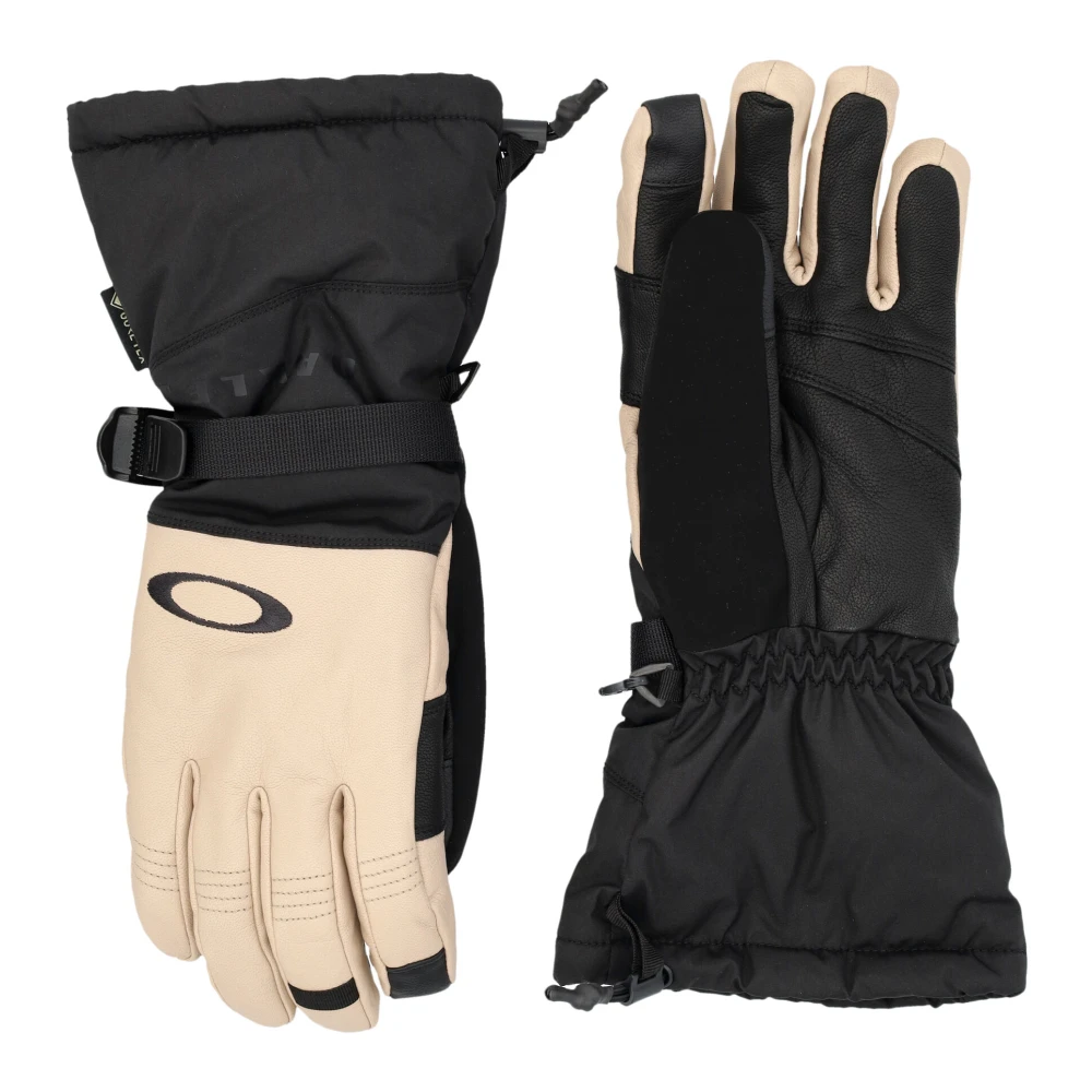 Oakley Waterdichte Geitenleren Wanten Black Heren