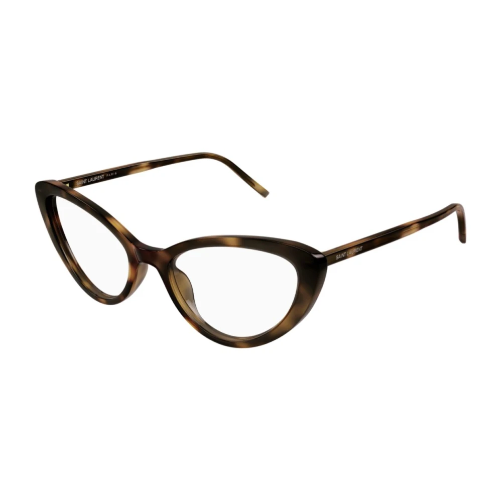 Saint Laurent Stijlvol Zwart Leren Portemonnee Brown Unisex
