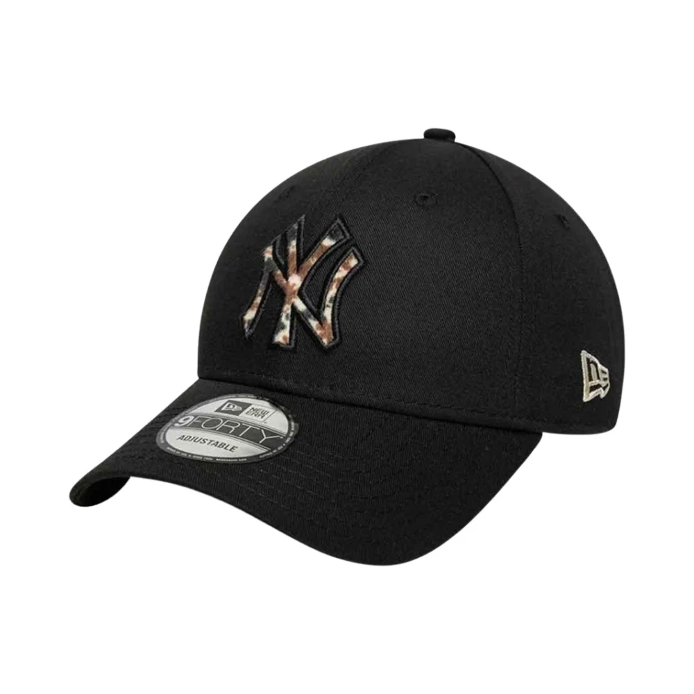 New Era Donna Nero Deer Print Infill 9Forty New York Yankees Cap - Immagine 7