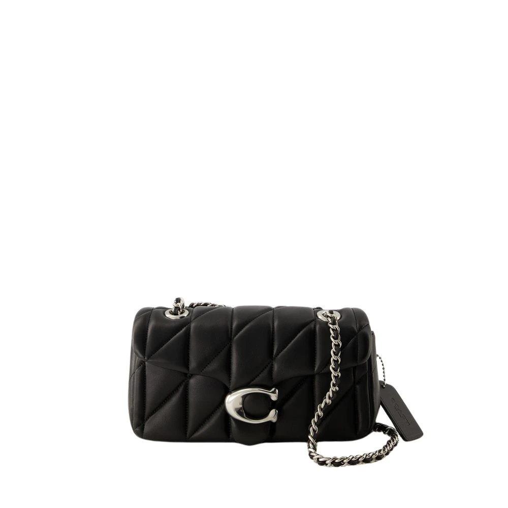 Coach Quiltad Läder Crossbody-väska - Svart Black, Dam