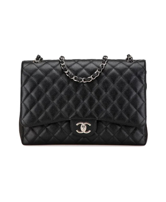 pre-owned-cuir-sacs-chanel