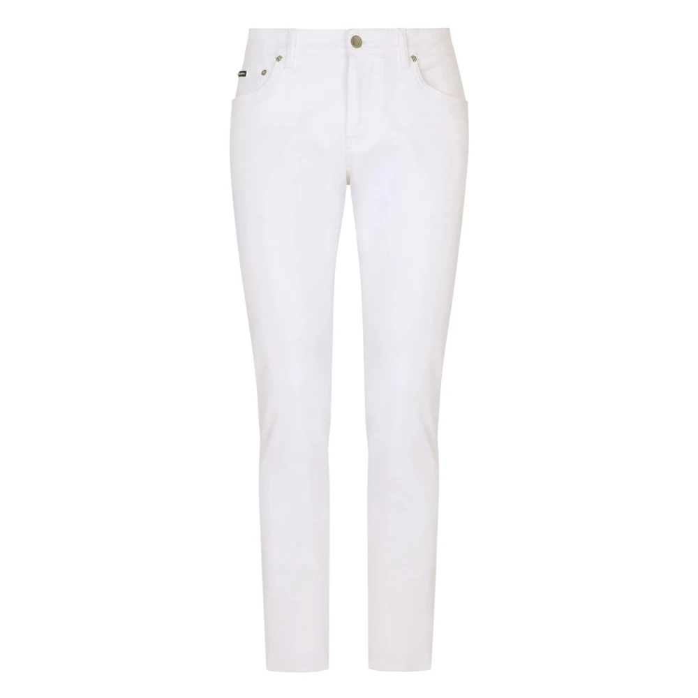 Dolce & Gabbana Witte Jeans White Heren
