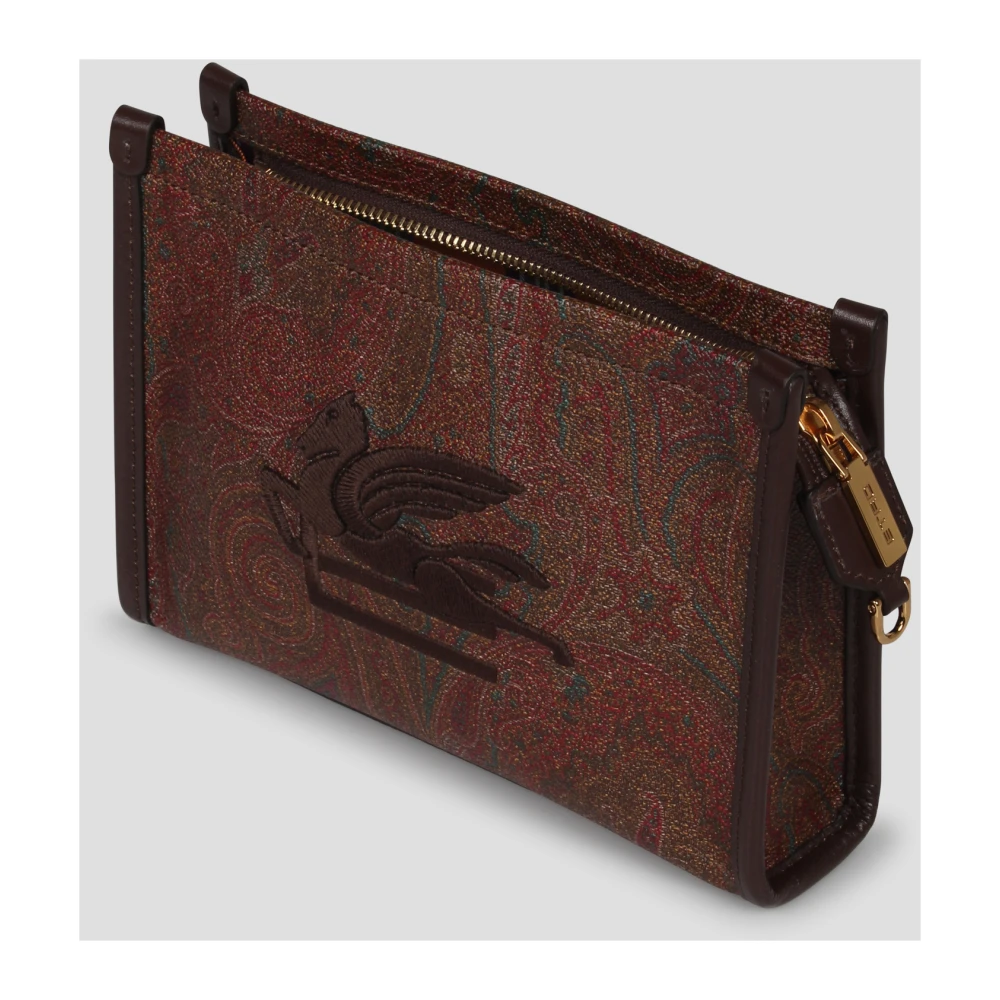 ETRO Paisley Pegaso Schoudertas Brown Dames