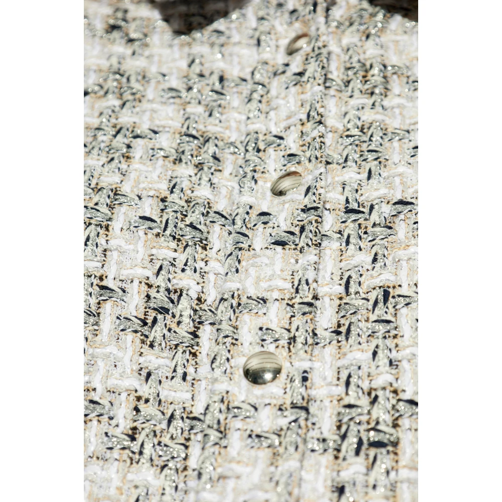 IRO Tweed Shirt 'Gaidan' Gray Dames