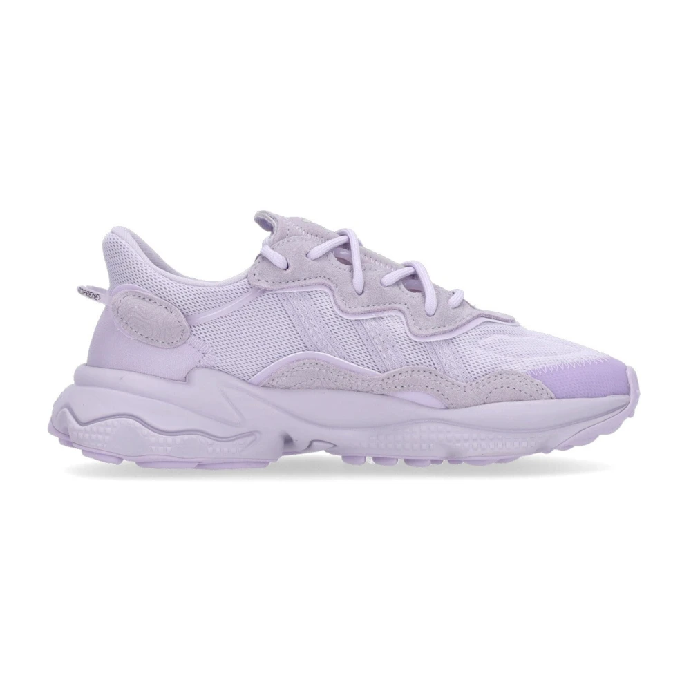 Adidas Lila Tint Låg Sneaker med Tubular Stöd Purple, Dam