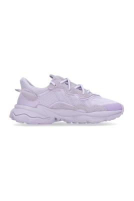 Låga sneakers i lila nyans med tubformad support