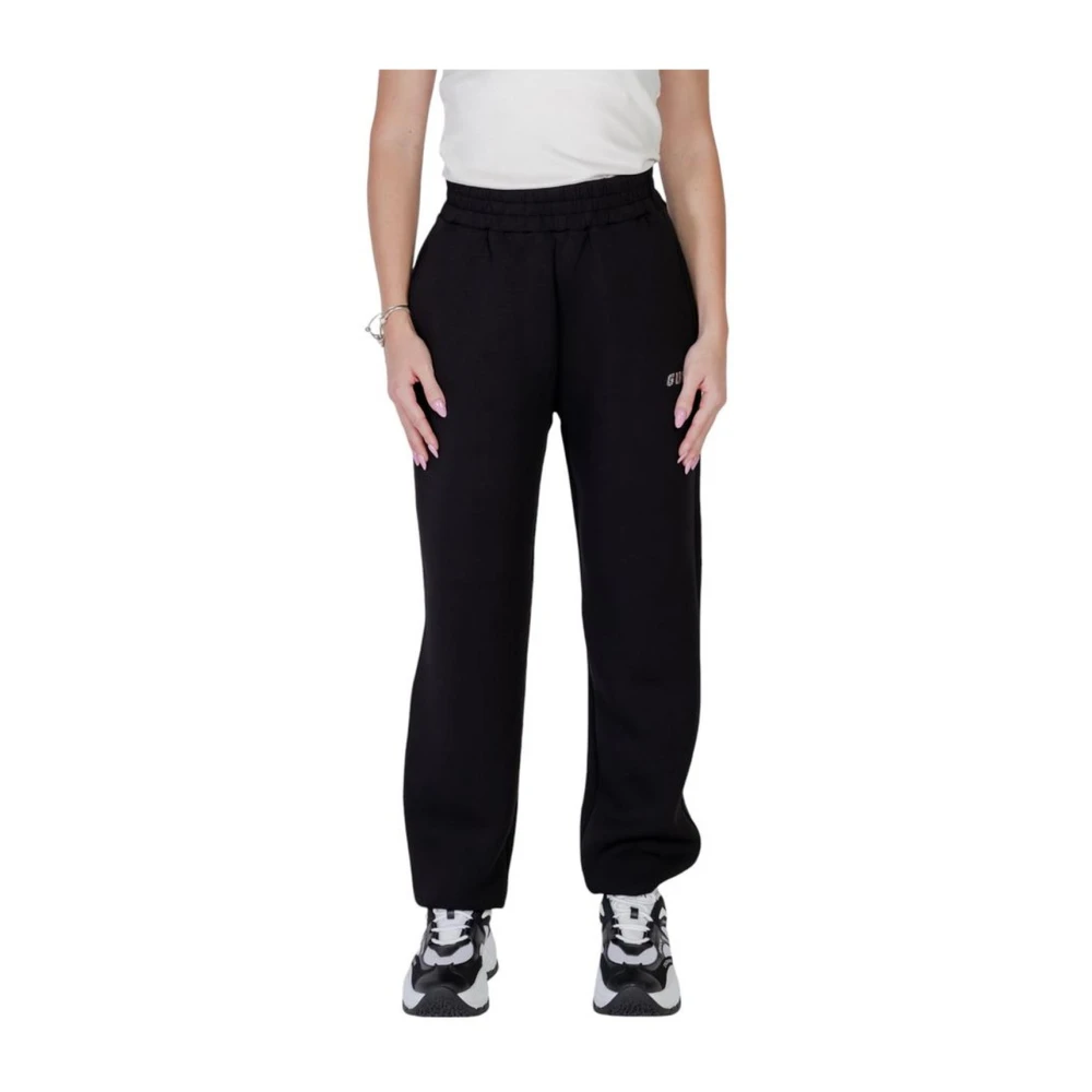 Guess Stretch Viscose Blend Broek Black Dames