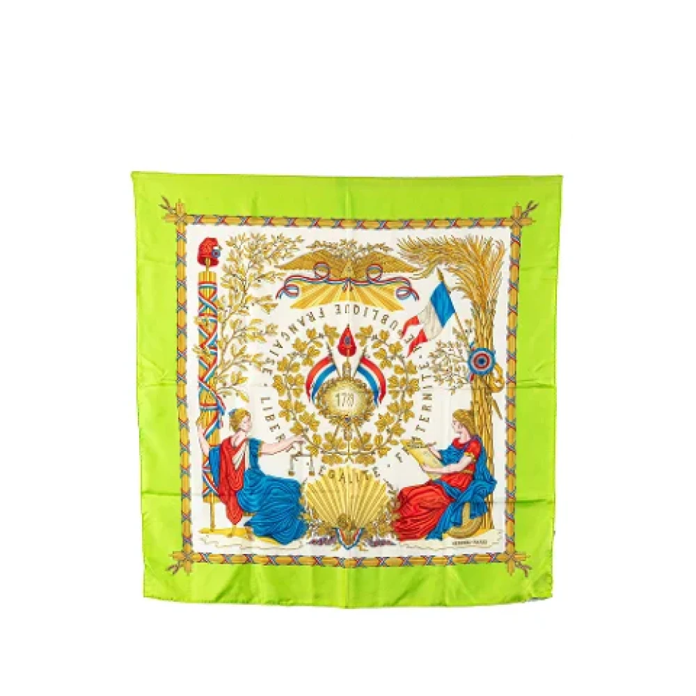 Pre-owned > Pre-owned Accessories > Pre-owned Scarves - - Hermès Vintage - Modalova