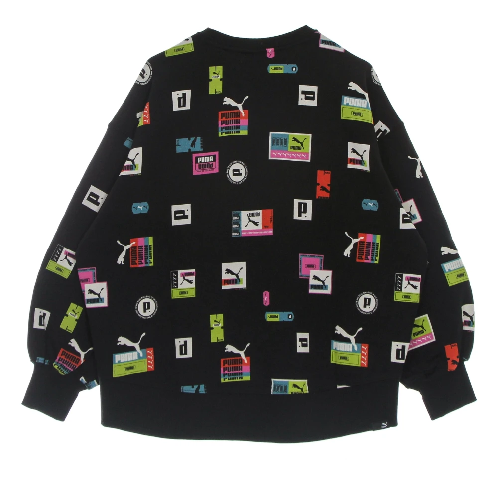 Puma Liefde Crewneck Sweatshirt All Over Print Multicolor Dames