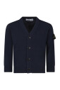 cardigan-bleu-en-coton-a-col-en-v