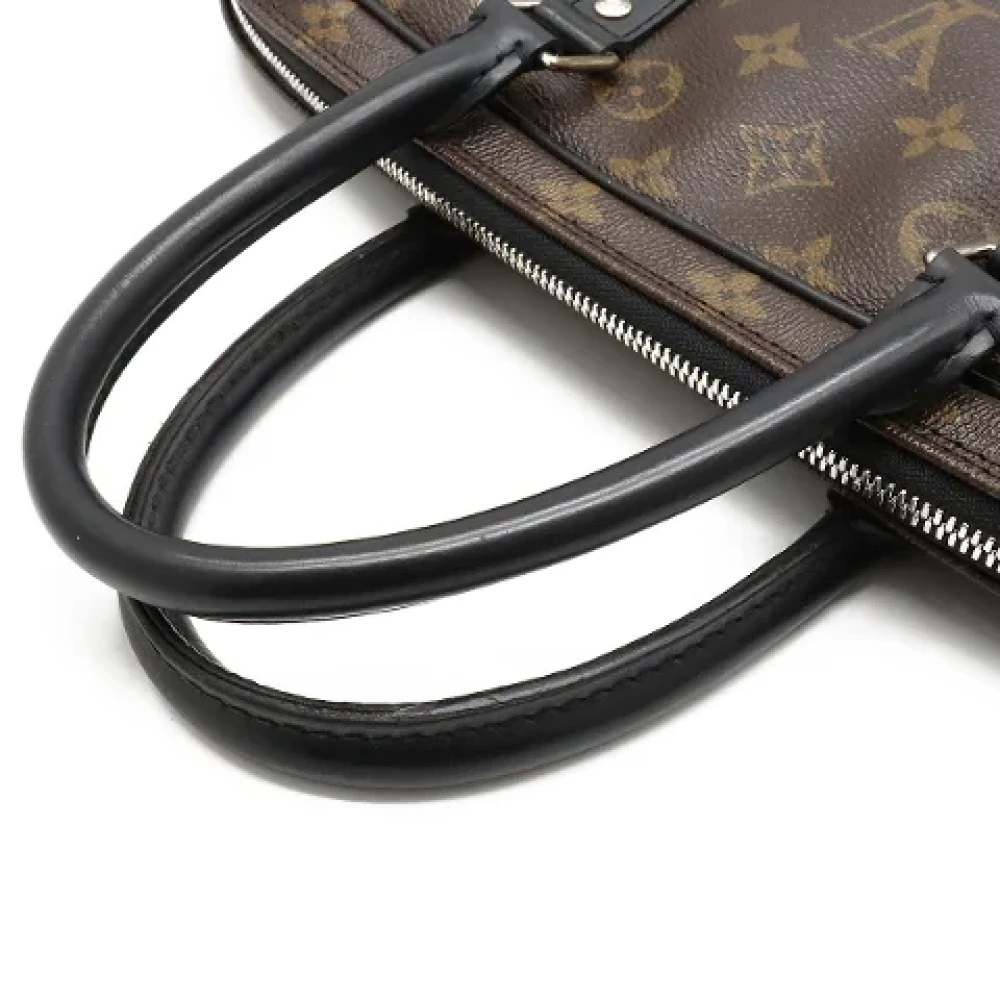 Louis Vuitton Vintage Pre-owned Canvas briefcases Brown Dames