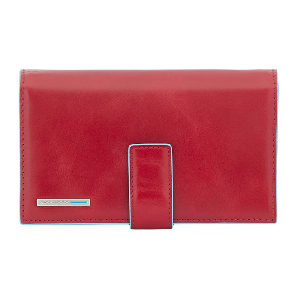 Piquadro Vrouw Rood Accessoires Dames, One Size, Women’s Wallet With Coin Pocket