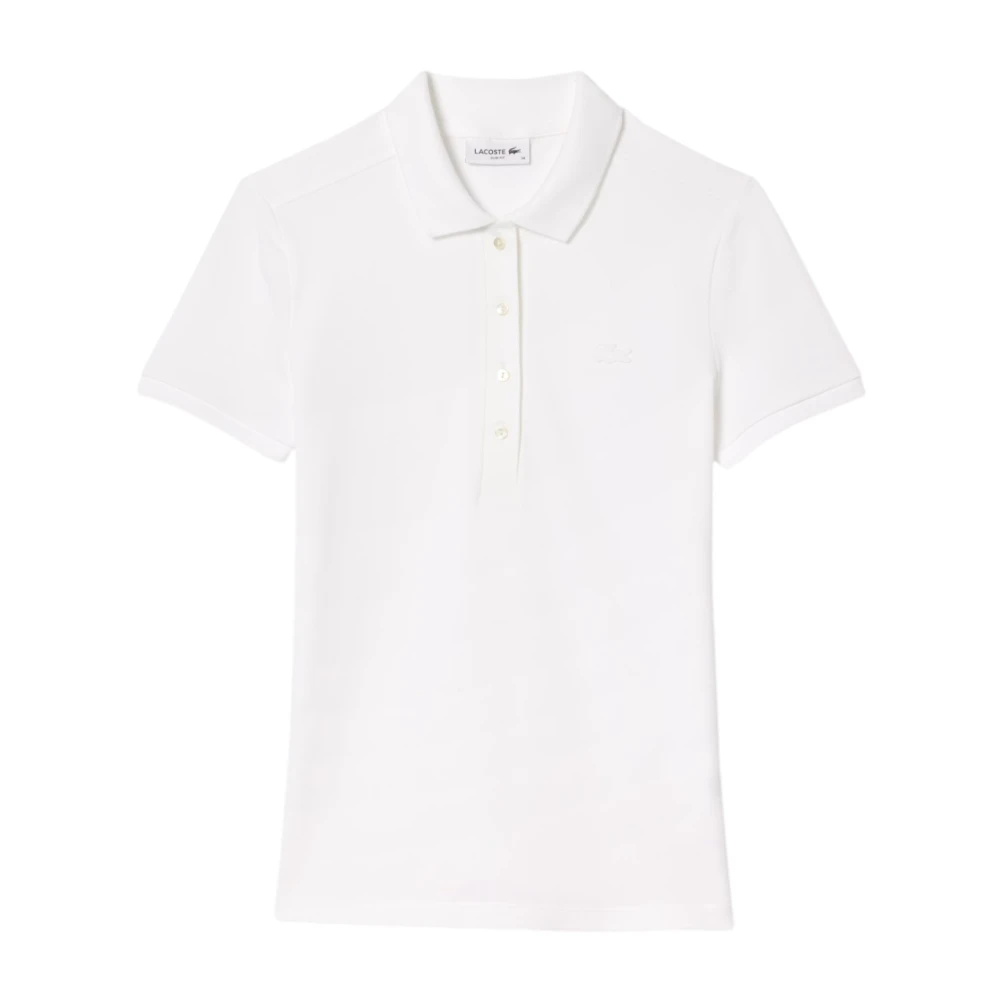 Lacoste Donna Bianco Top, 4XL, New,