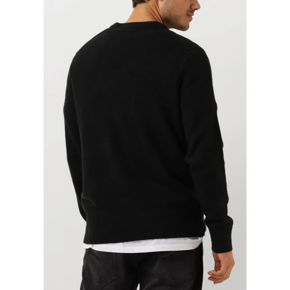 Scotch & Soda Zachte Gebreide Regular Fit Trui Black Heren