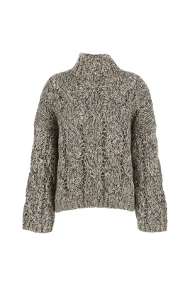 pull-beige-a-manches-ballon-en-tricot-cable