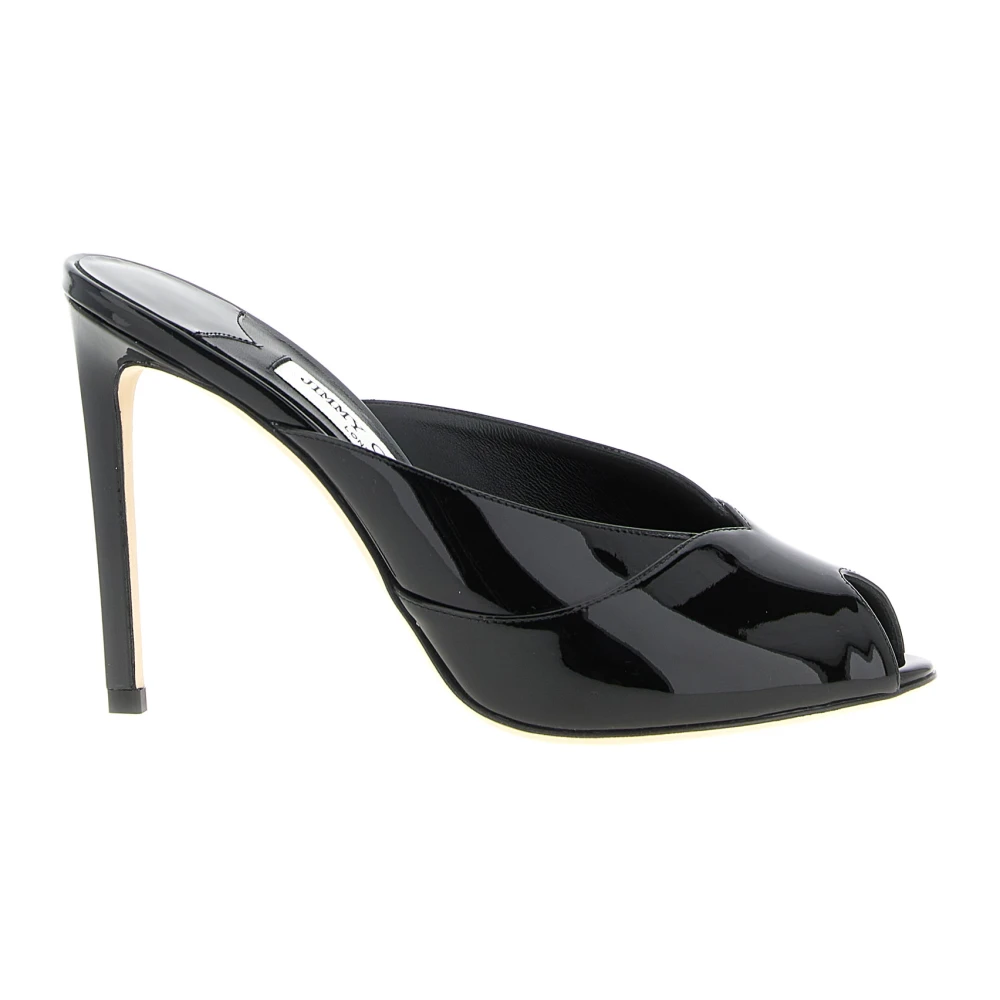 Jimmy Choo Women's Black Brigitte Mule 100 - Heeled Mules - 5 1/2 Uk - Shoes