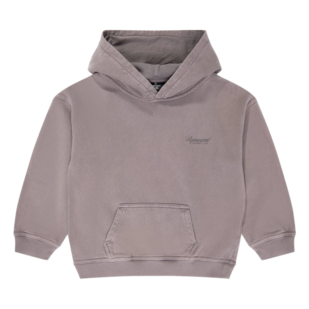Represent Kids Mini Owners Club Script Hoodie In Brown - Male - Kids Sweatshirts - Pink - 3 Y - Kids