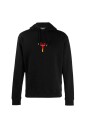 sweat-a-capuche-noir-flamme