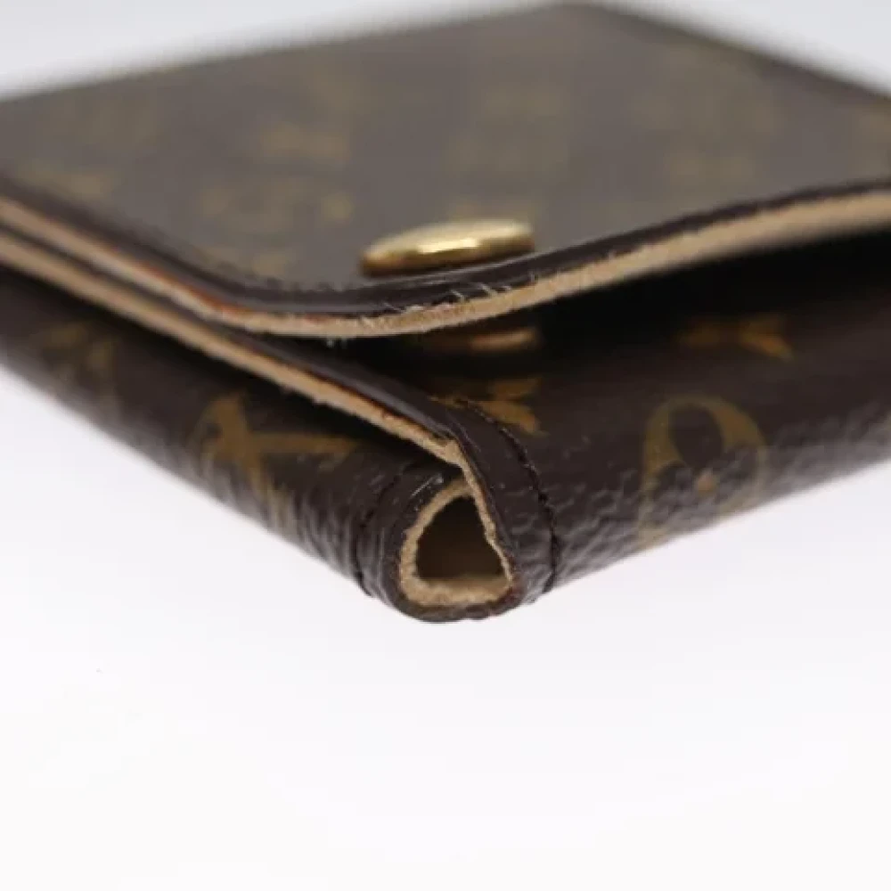 Louis Vuitton Vintage Pre-owned Canvas wallets Brown Dames