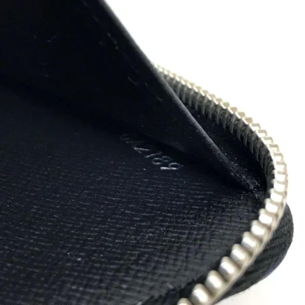 Louis Vuitton Vintage Pre-owned Fabric wallets Black Heren