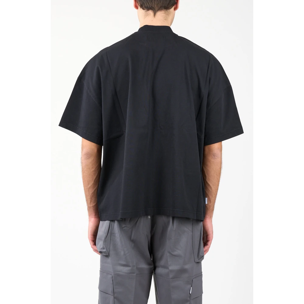 Bonsai Logo Print Oversized T-shirt Black Heren