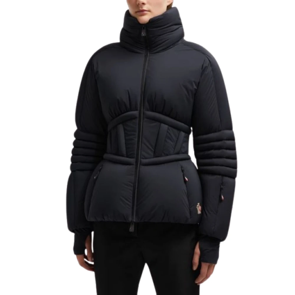 Moncler Zwarte Grenoble Jas met Capuchon Black Dames