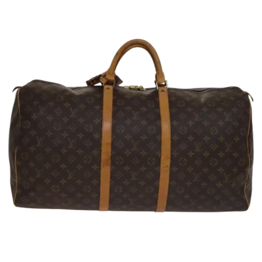 Louis Vuitton Vintage Pre-owned Canvas travel-bags Brown Dames