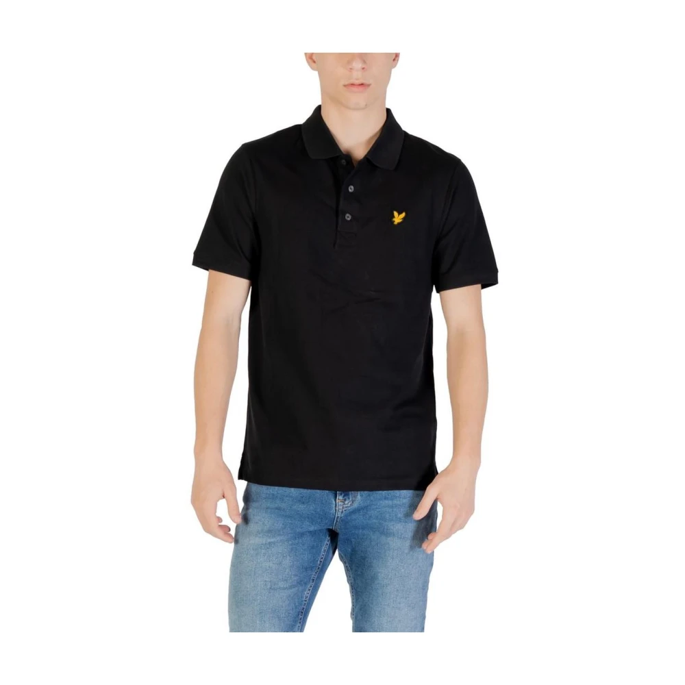 Lyle & Scott Men's Black Polo Shirts, 2XL, Sp400vog Short Sleeve Polo