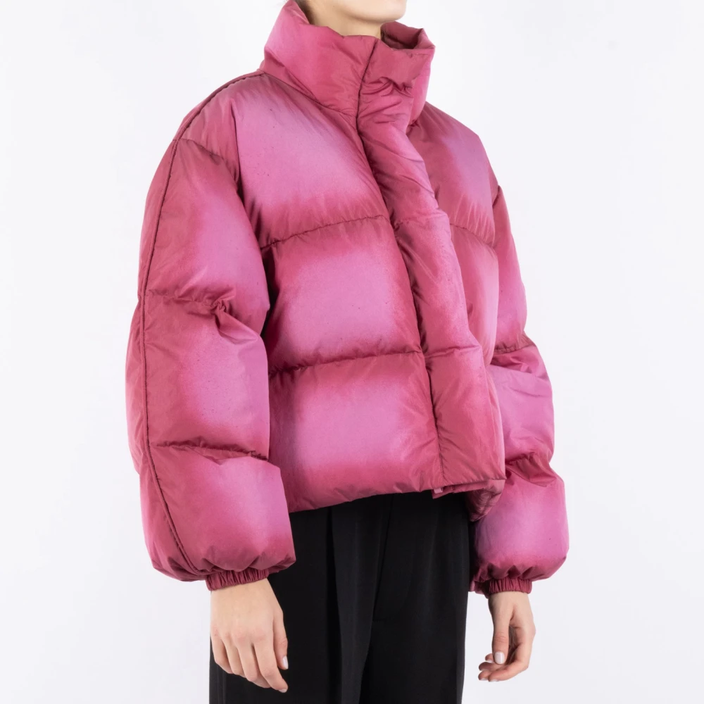 Acne Studios Tango Roze Nylon Jas Pink Dames