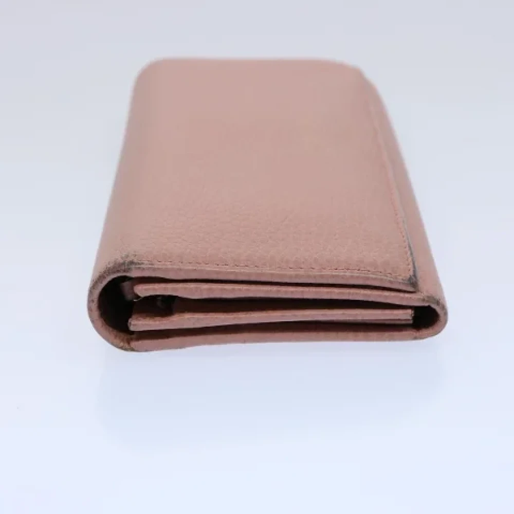 Gucci Vintage Pre-owned Leather wallets Pink Dames