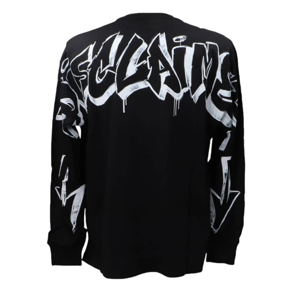 Disclaimer Katoenen Heren T-shirt Black Heren