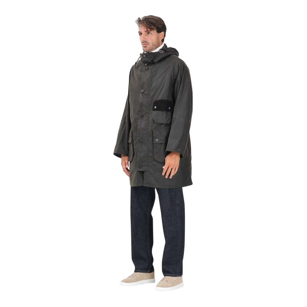 Barbour Men's Green Parka Coat For
