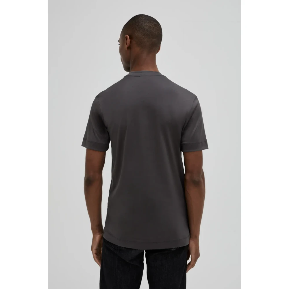 Valenza Interlock Supima T-shirt Donkergrijs Gray Heren