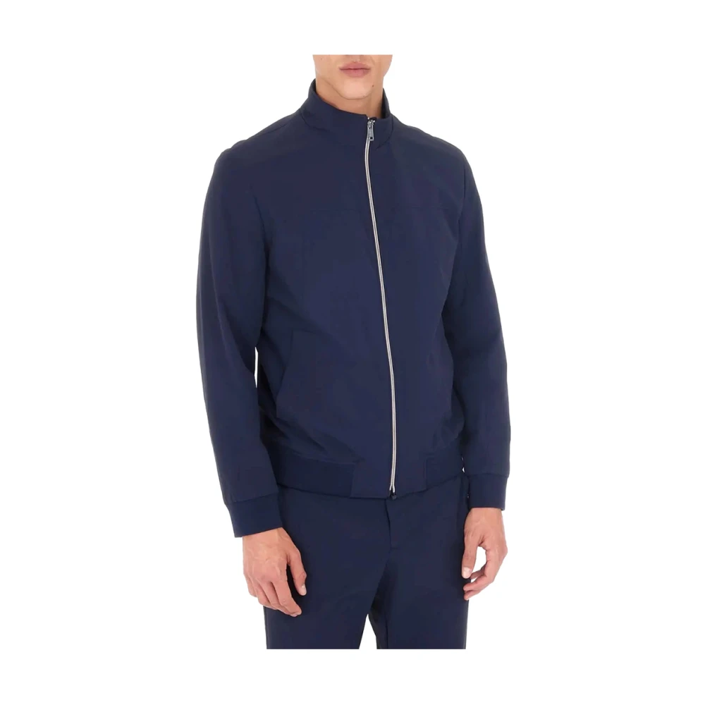 Guess Blauwe Stijlvolle Herenjas Blue Heren