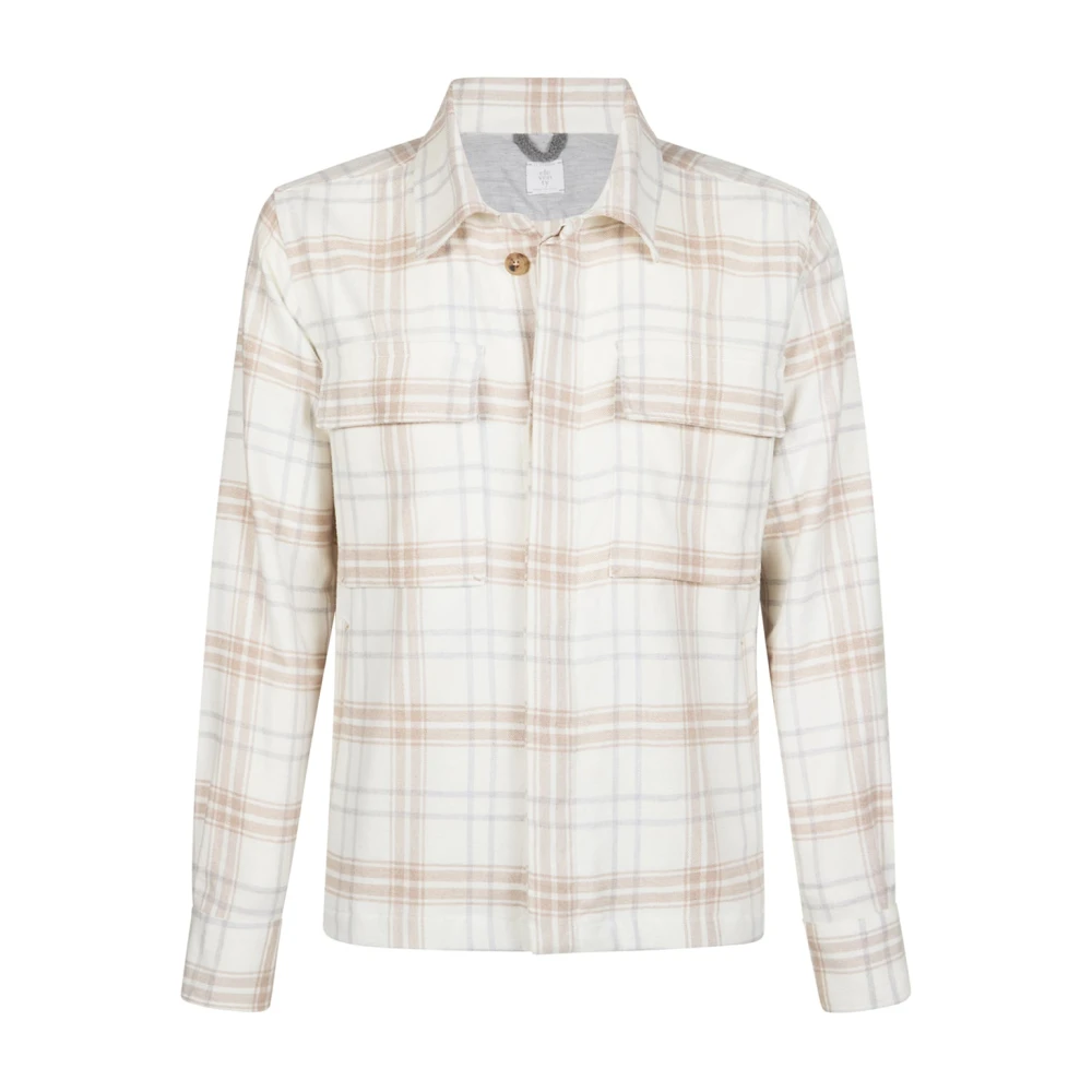 Eleventy Men's Multicolor Plaid Cotton Shirt With Four Pockets - Casual Shirts - Xl - Shirts