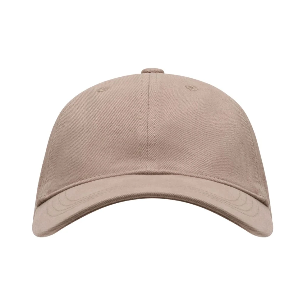 Acne Studios Unisex Beige Hats & Caps, One Size, Twill Logo Cap