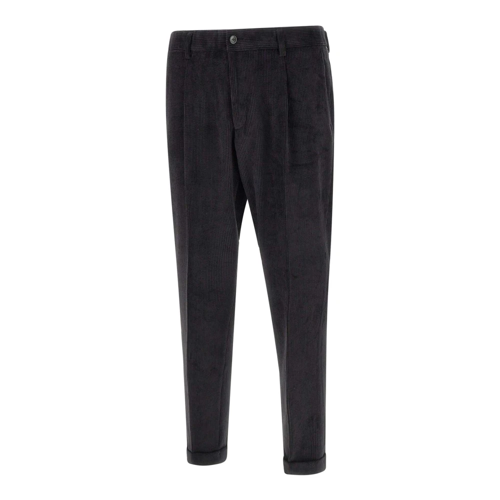 Briglia Isola Fluwelen Broek Zwart Black Heren