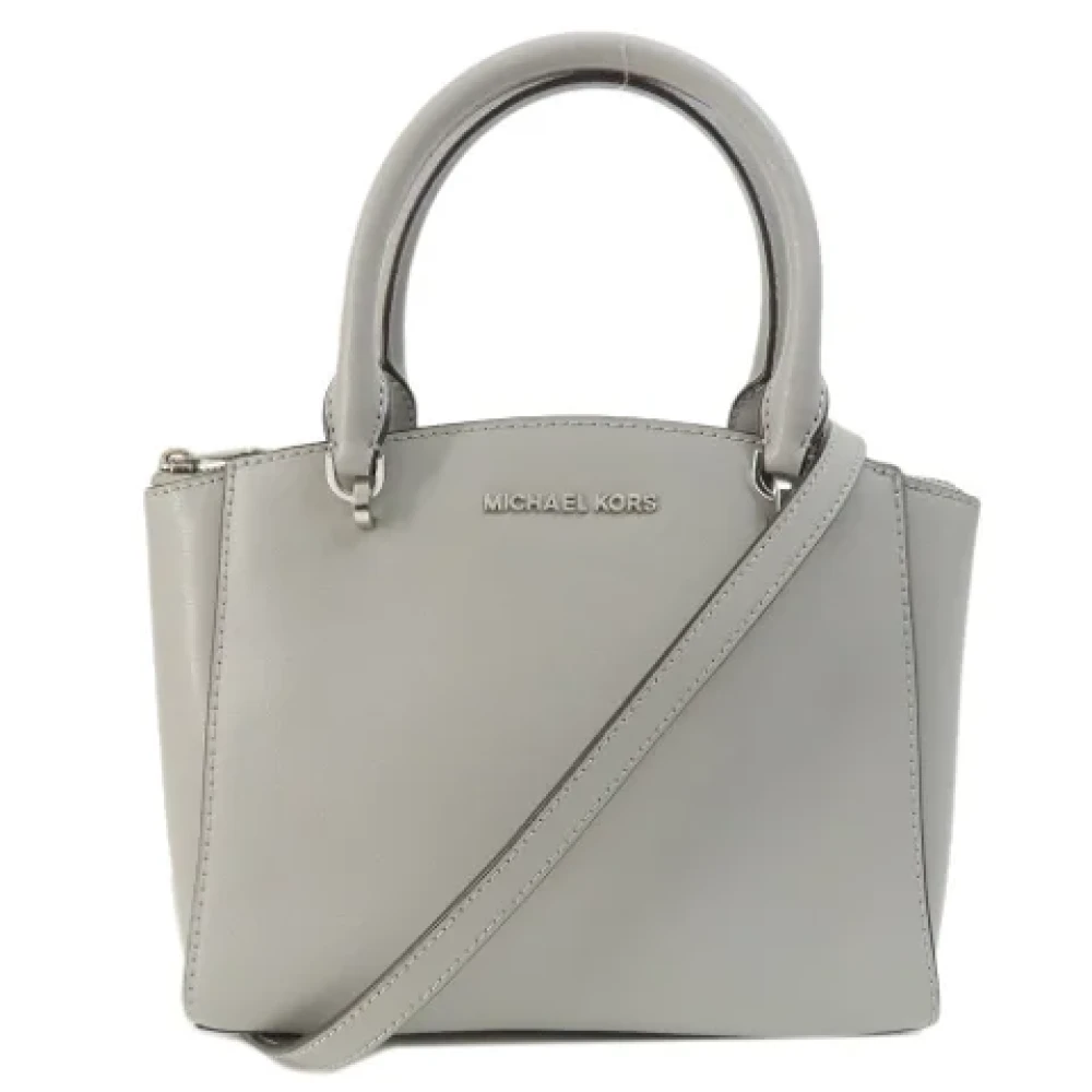 Michael Kors Pre-owned Plastic handbags Gray Dames