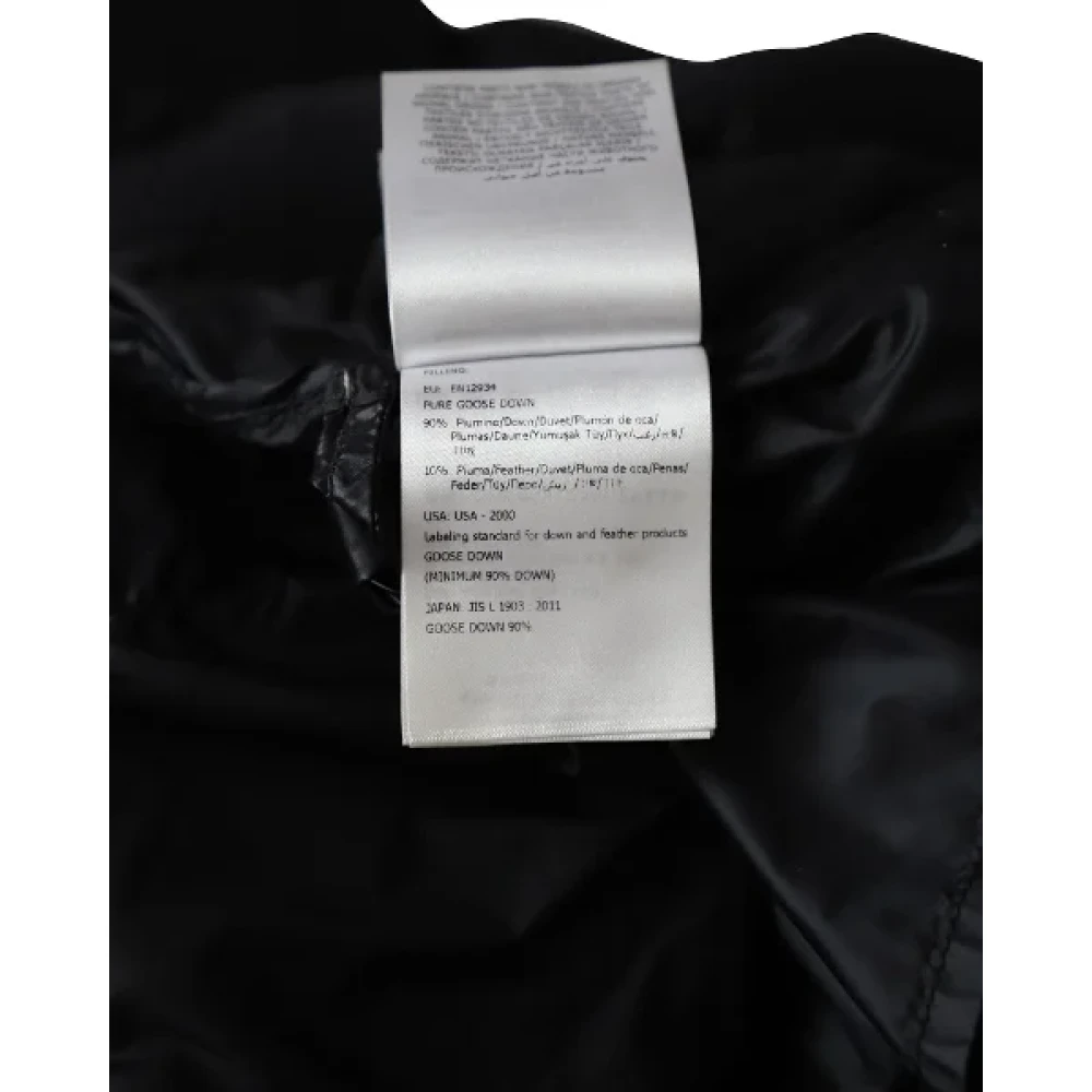 Moncler Pre-owned Nylon outerwear Black Heren