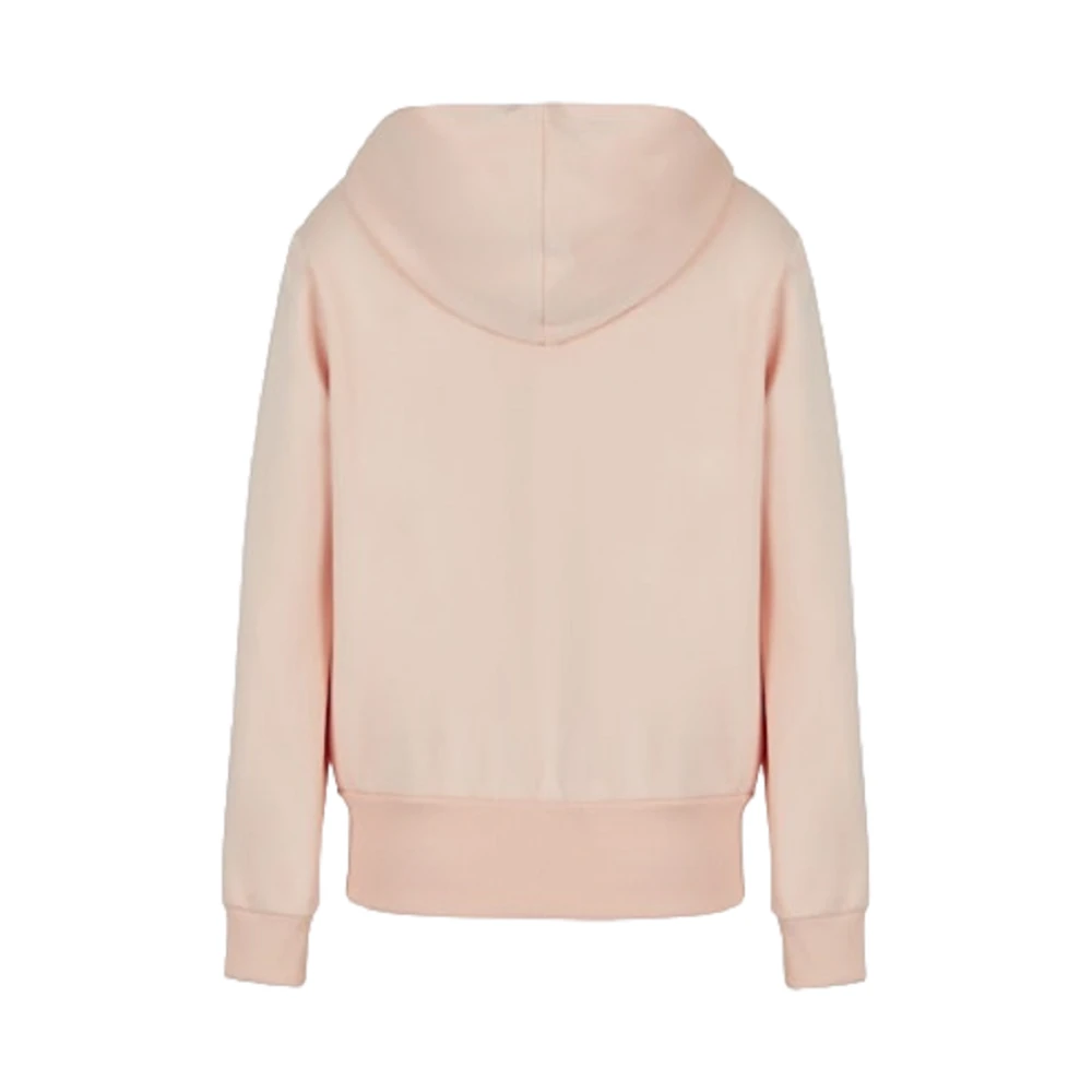Armani Exchange Hoodie Sweater met Print Pink Dames
