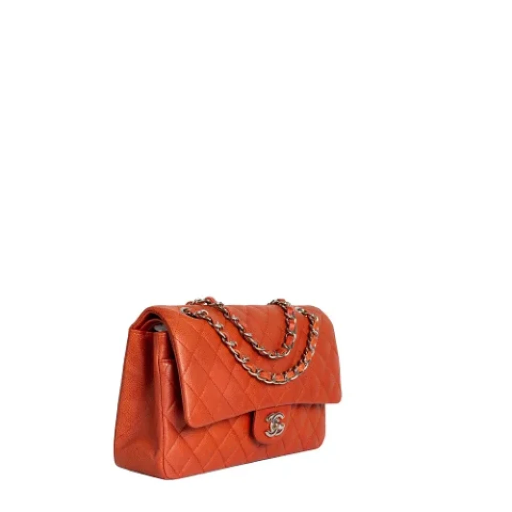 Chanel Vintage Pre-owned Leather chanel-bags Orange Dames