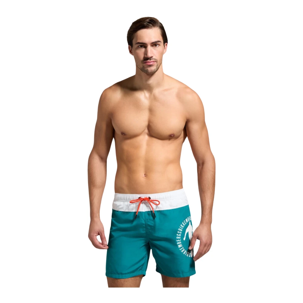 Bikkembergs Färgblock Badshorts Multicolor, Herr