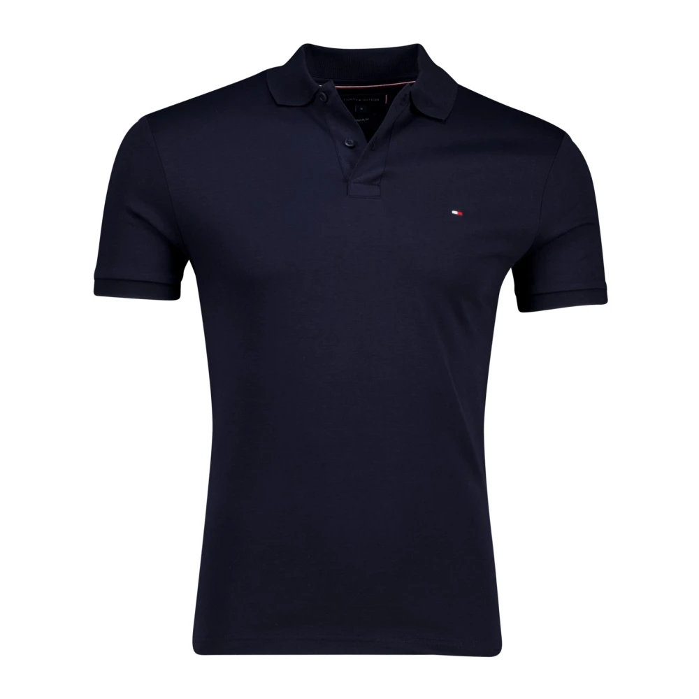 Tommy Hilfiger Polo Shirt Korte Mouw Donkerblauw Blue Heren