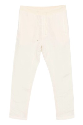 white-linen-elastic-waist-trousers