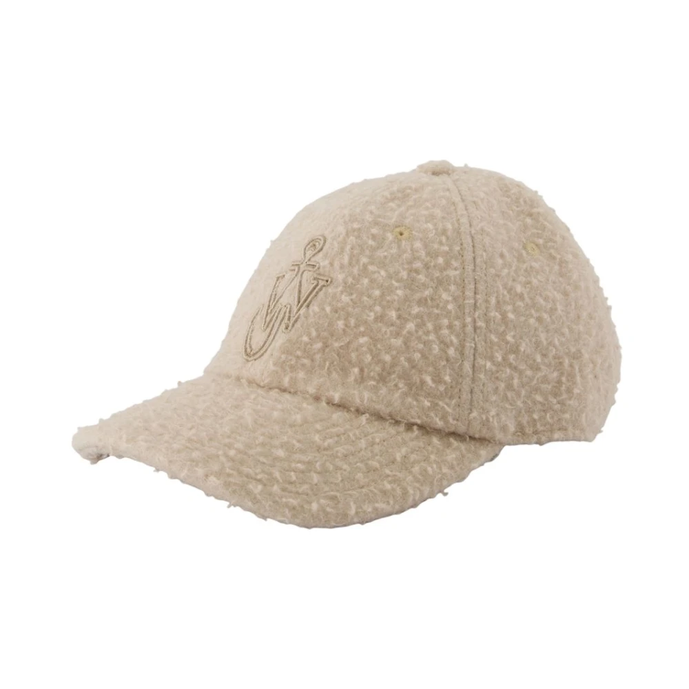 Jw Anderson Unisex Beige Wool Baseball Cap - Hats & Caps - One Size - Accessories