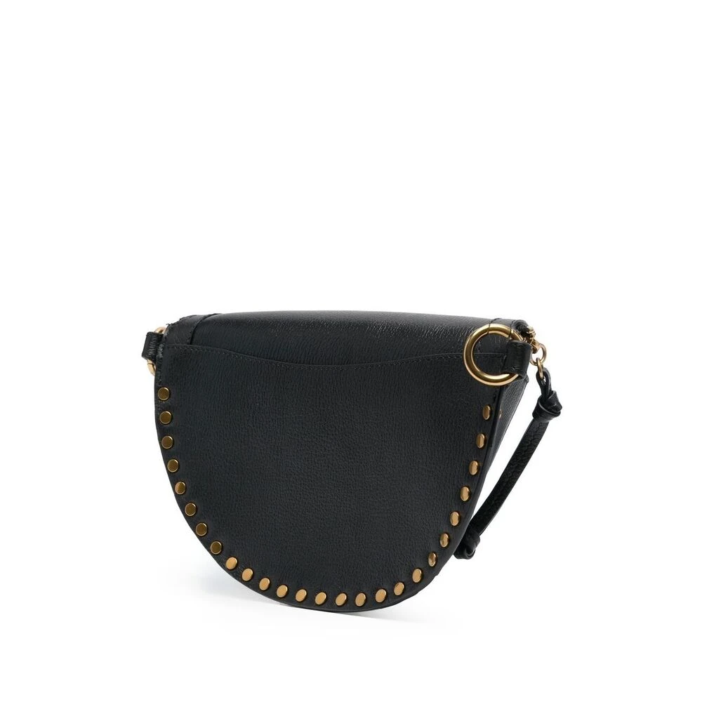Isabel marant Zwarte Schoudertas van Leer Black Dames