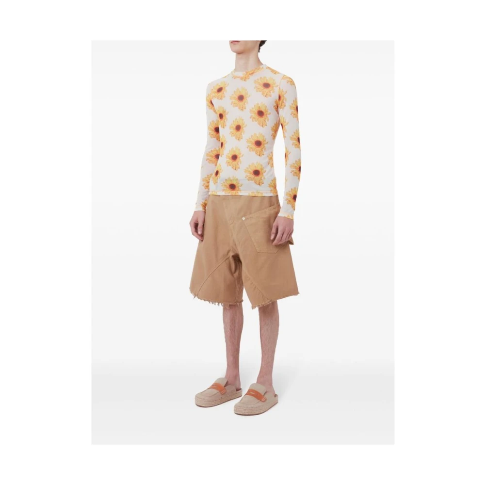 JW Anderson Bloemenprint Crew Neck Sweater Multicolor Heren